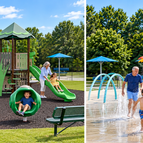 Playground & Splash Pad 