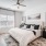 bedroom with modern spaces