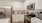 kitchen with white cabinets