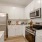 kitchen with white cabinets