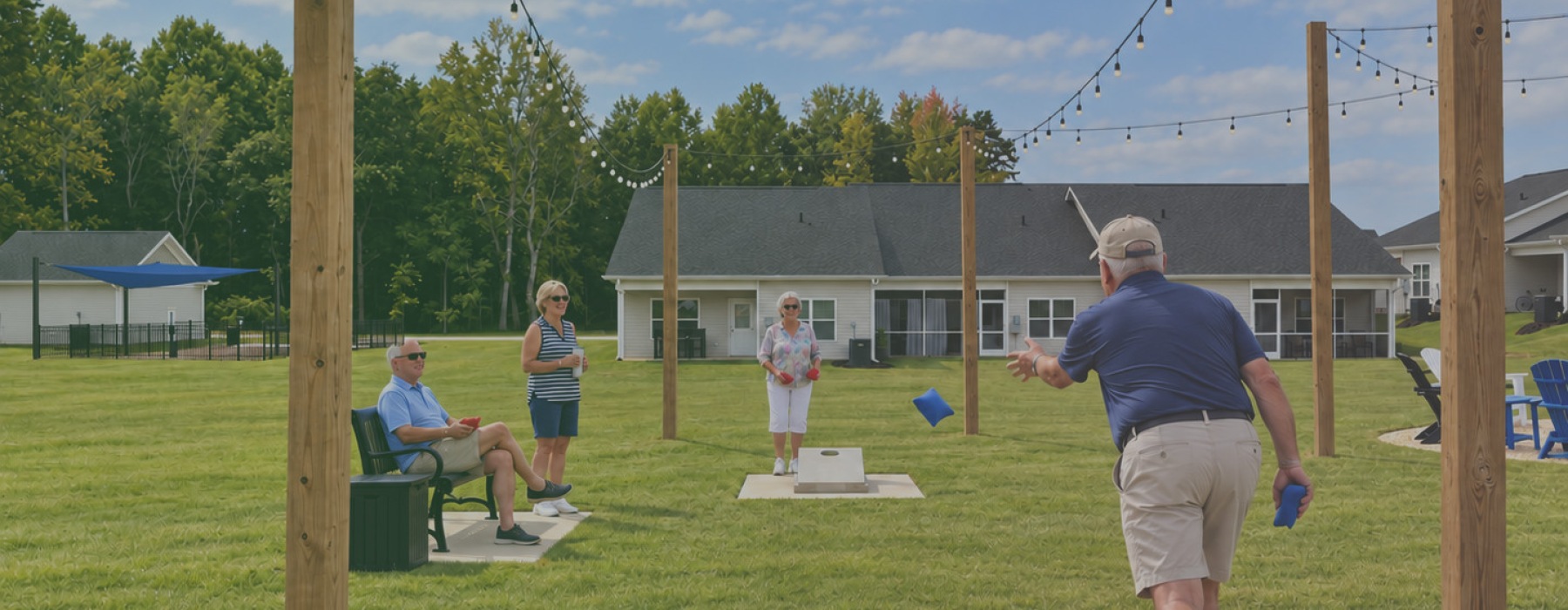  Corn Hole Station at River Rock at Dallas